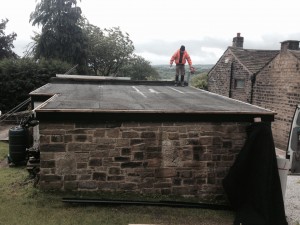 GRP flat roofing in Halifax