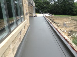 GRP flat roofing